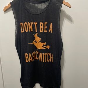 Don’t be a‎ basic witch | Halloween Shirt for layering!! Size Large